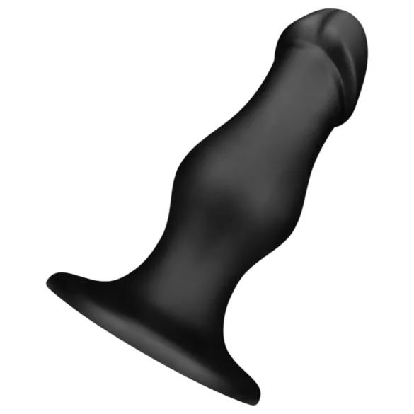 BUTTR FIM-92 - analdildo med sugekop - sort