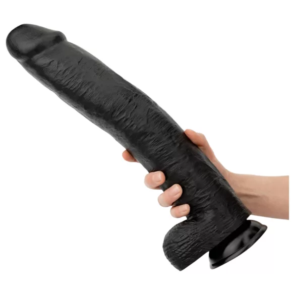 BUTTR Operation Dingo - gigantisk realistisk dildo - 43 cm sort