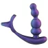 Hueman Stellar Force - analvibrator og penisring (lilla)