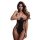 Christine - åben bodystocking - (sort) - S-L