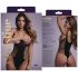 Christine - åben bodystocking - (sort) - S-L