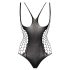 Christine - åben bodystocking - (sort) - S-L