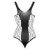 Christine - åben bodystocking - (sort) - S-L