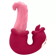  Teazers - dobbelt tungevibrator - vibrator med to tunger - pink