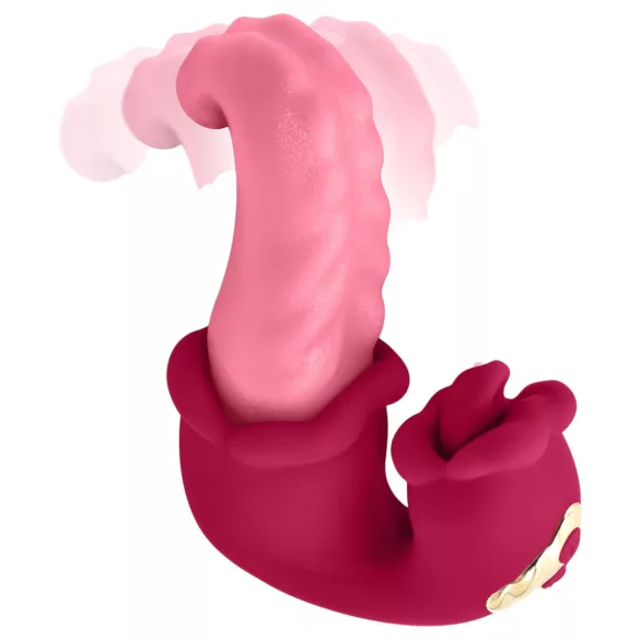 Teazers - dobbelt tungevibrator - vibrator med to tunger - pink
