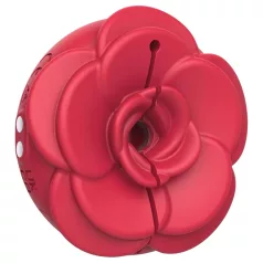 Teazers Rose - vibratoriske brystvorteclips - rød