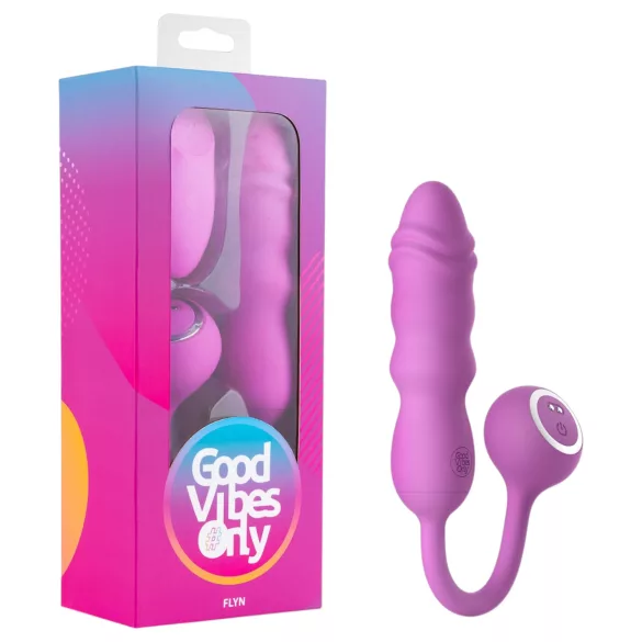 Good Vibes Only - vibrerende æg med fjernbetjening (pink)