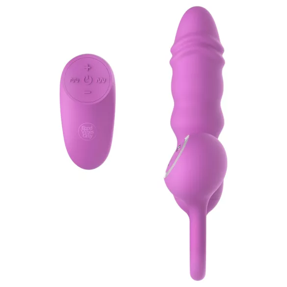 Good Vibes Only - vibrerende æg med fjernbetjening (pink)