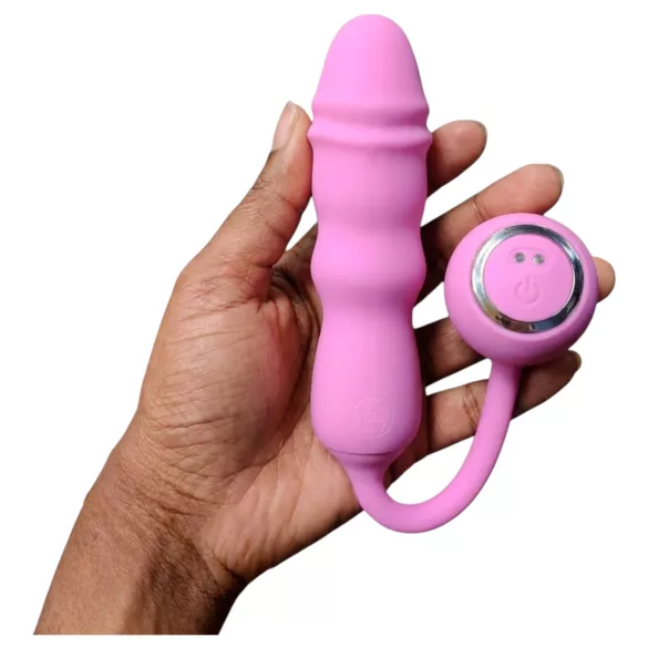 Good Vibes Only - vibrerende æg med fjernbetjening (pink)