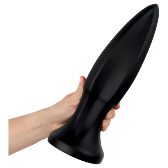 BUTTR Huge Explosive II - kæmpe anal plug (sort) - 29 cm