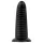 BUTTR Double Ribbed - kæmpe rillet anal plug (sort) - 26 cm