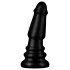 BUTTR Tactical II - kæmpe anal plug (sort) - 26 cm