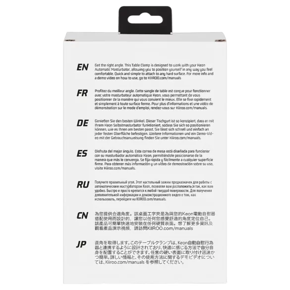 Kiiroo Keon - masturbator holder - sort
