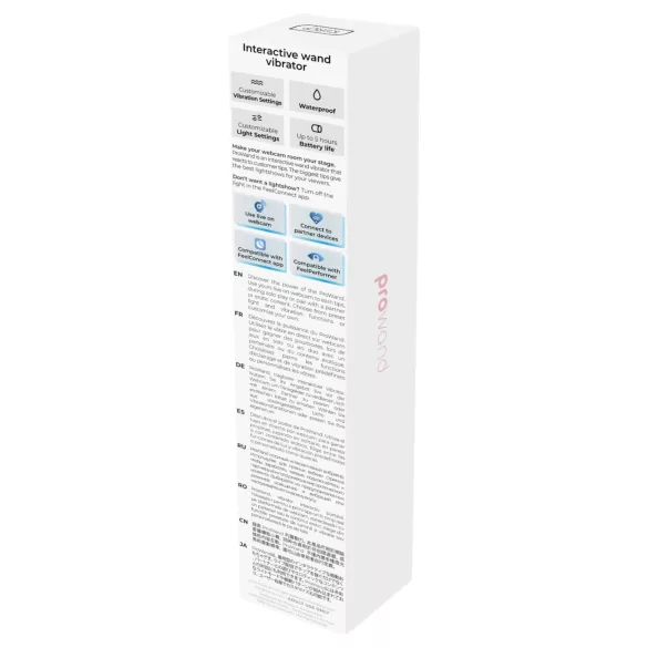 Kiiroo Pro Wand - massage vibrator - stærk vibration - pink