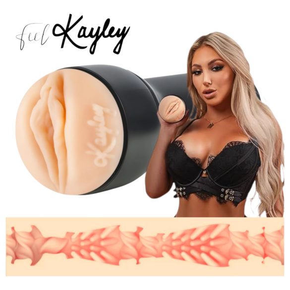 Kiiroo Kayley Gunner - realistisk vagina - PowerBlow kompatibel