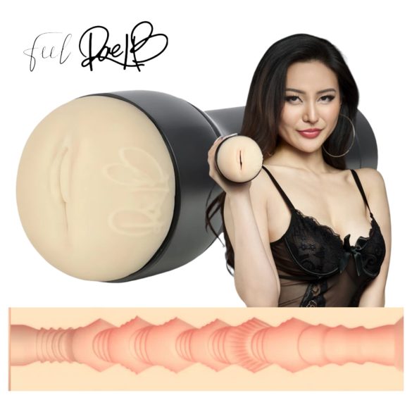 Kiiroo Rae Lil Black - kunstig vagina - PowerBlow kompatibel (natur)