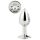 Gleaming Love - anal plug (sølv)