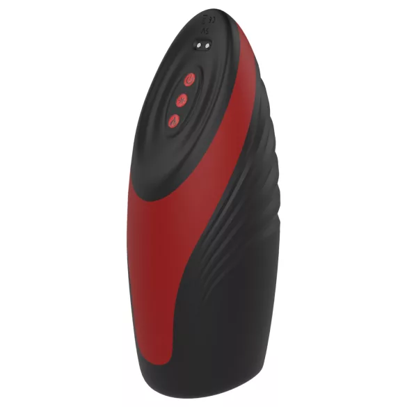 Dreamtoys Essentials - sugende-vibrerende masturbator (sort)