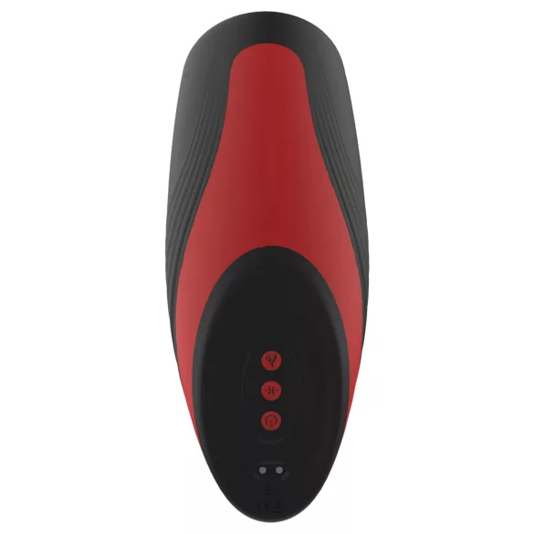 Dreamtoys Essentials - sugende-vibrerende masturbator (sort)
