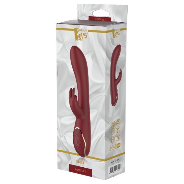 Romance Emily - G-punkt vibrator med klitorisstimulator (rød)