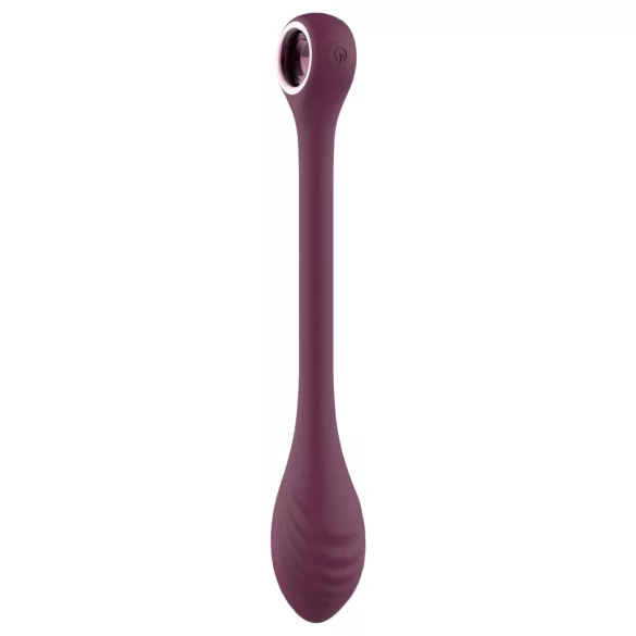 Glam - genopladelig, vandtæt og fleksibel G-punkt vibrator (lilla)