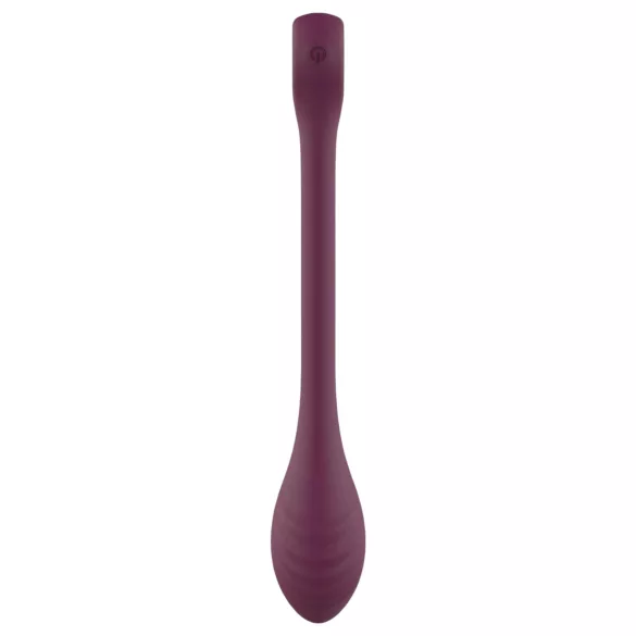 Glam - genopladelig, vandtæt og fleksibel G-punkt vibrator (lilla)