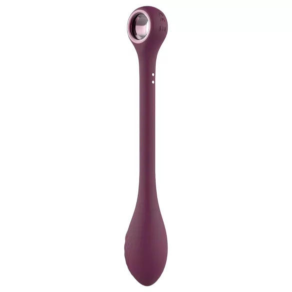Glam - genopladelig, vandtæt og fleksibel G-punkt vibrator (lilla)