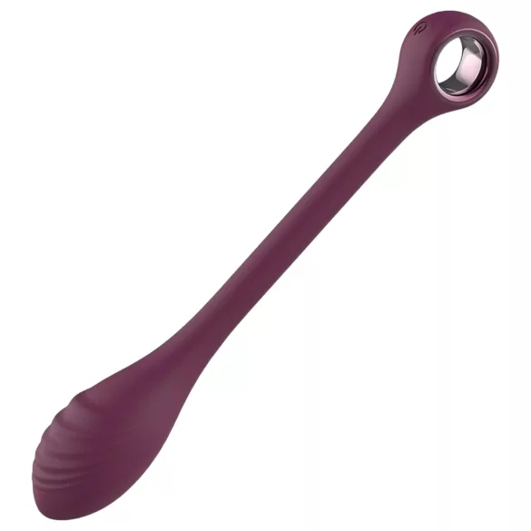 Glam - genopladelig, vandtæt og fleksibel G-punkt vibrator (lilla)