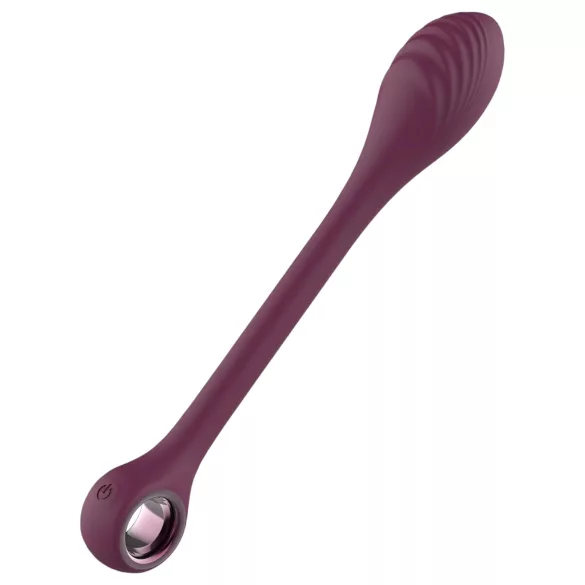 Glam - genopladelig, vandtæt og fleksibel G-punkt vibrator (lilla)