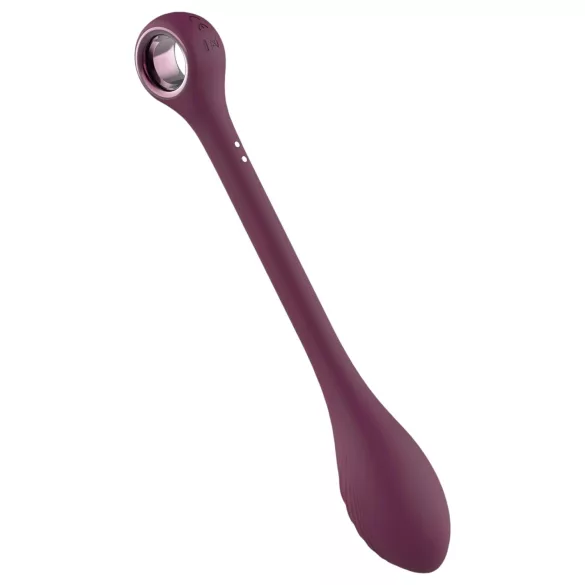 Glam - genopladelig, vandtæt og fleksibel G-punkt vibrator (lilla)