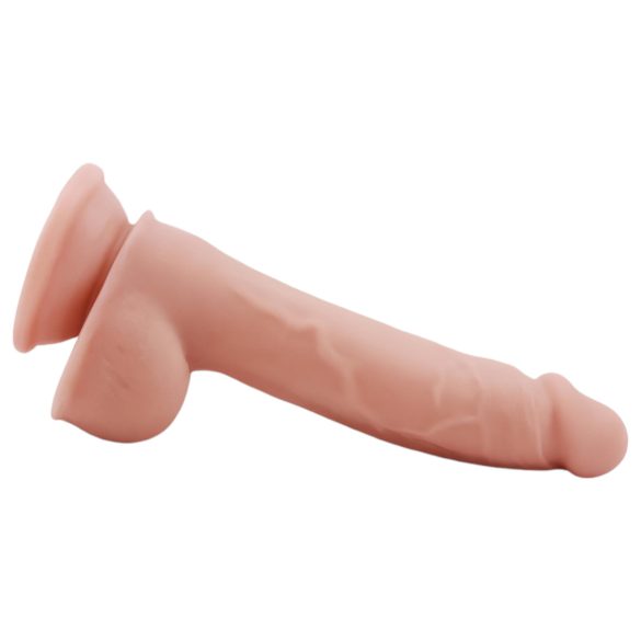 Mr. Dixx 7.6 - sugekops-dildo med pung, natur (19,5cm)