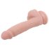 Mr. Dixx 7.6 - sugekops-dildo med pung, natur (19,5cm)