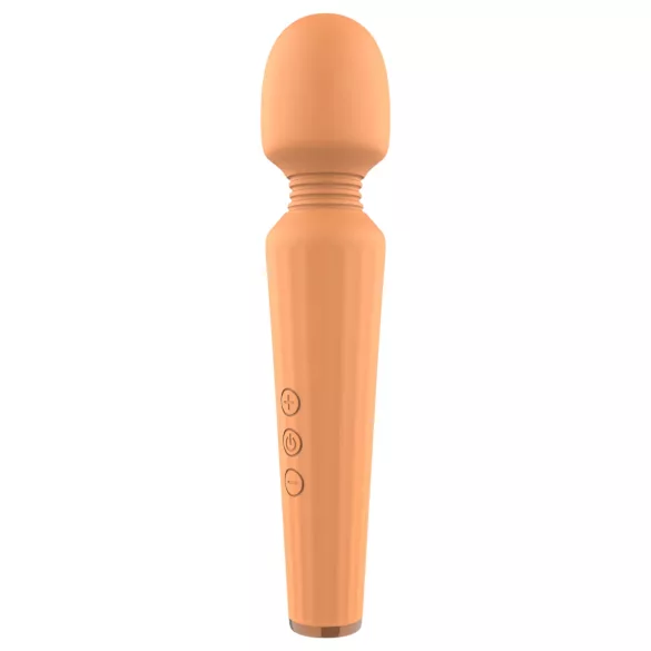 Glam - wand vibrator - genopladelig - orange