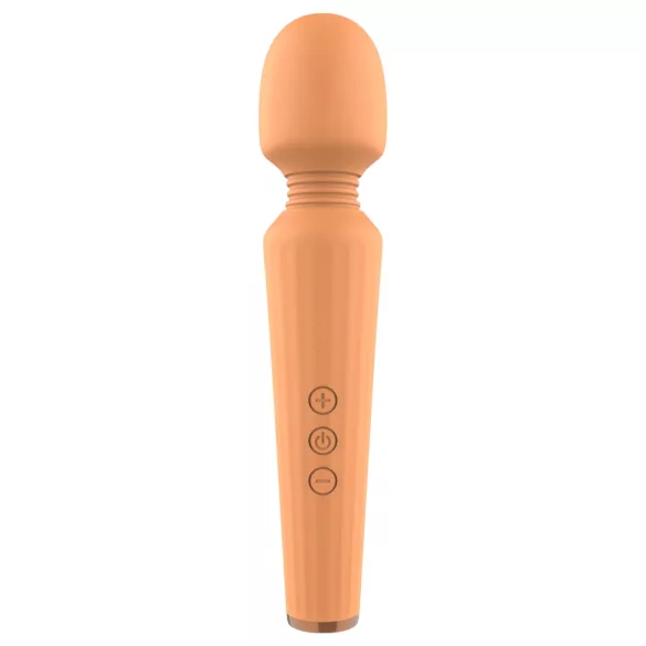 Glam - wand vibrator - genopladelig - orange