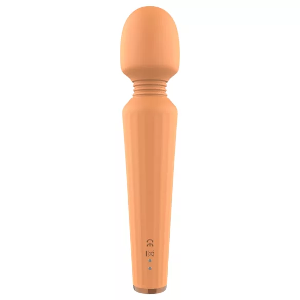 Glam - wand vibrator - genopladelig - orange