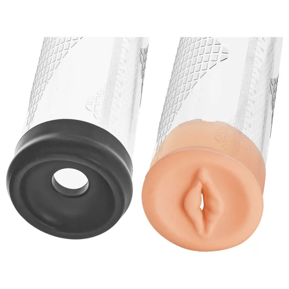 Dreamtoys - penis-pumpe med hurtigudløser (gennemsigtig)