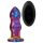 Glamour Glas - radioanalt glasvibrator med bølger (farverig)