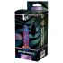 Glamour Glas - radioanalt glasvibrator med bølger (farverig)