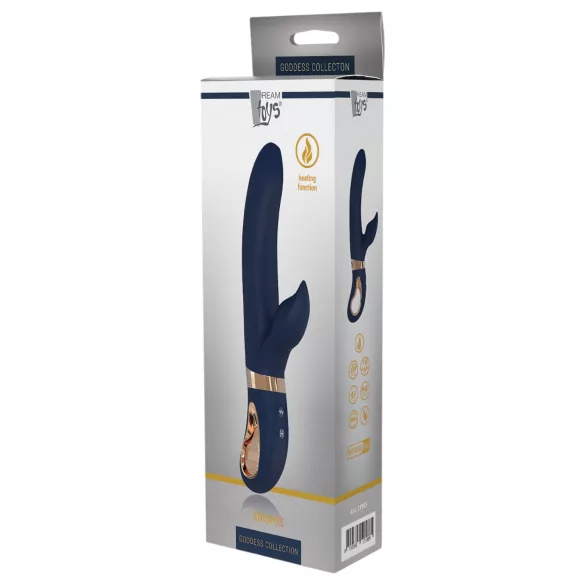 Dream Toys Atropos - vibrator med varme - genopladelig - blå