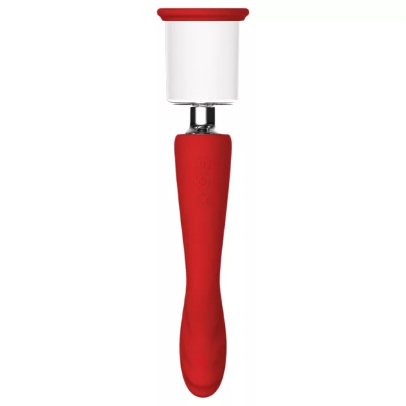 Red Revolution Georgia - g-punkt vibrator og vakuumpumpe til vagina - rød