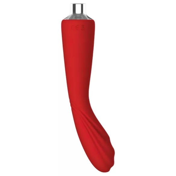 Red Revolution Georgia - g-punkt vibrator og vakuumpumpe til vagina - rød
