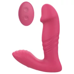 Dreamtoys - trådløs, bærbar stødpende vibrator (pink)
