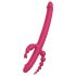 Dreamtoys Anywhere Pleasure Vibe - genopladelig, 4-armet vibrator (pink)