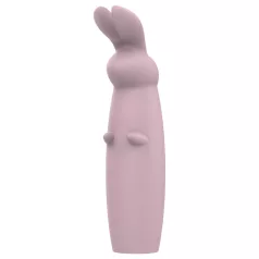   Nude Hazel - klitorisvibrator med kaninører - genopladelig - lilla