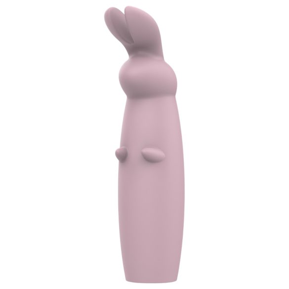 Nude Hazel - genopladelig klitorisvibrator med kanin (lilla)