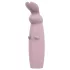 Nude Hazel - klitorisvibrator med kaninører - genopladelig - lilla