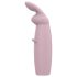 Nude Hazel - genopladelig klitorisvibrator med kanin (lilla)