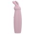 Nude Hazel - genopladelig klitorisvibrator med kanin (lilla)