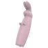 Nude Hazel - genopladelig klitorisvibrator med kanin (lilla)