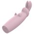 Nude Hazel - genopladelig klitorisvibrator med kanin (lilla)